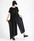 Draped Asymmetric Wide Pants